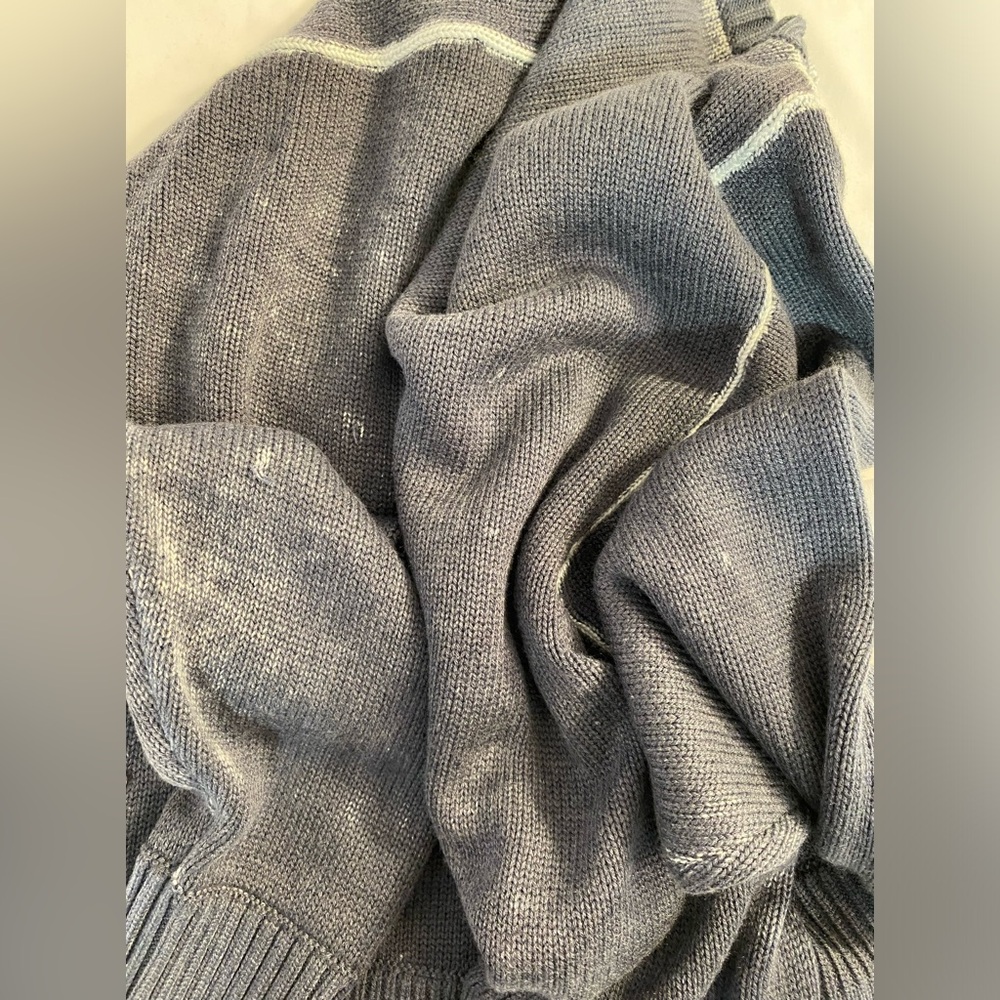 NWOT   Lululemon   Hazy Day Sweater  size 12  shadow blue/almost blue - Picture 12 of 13